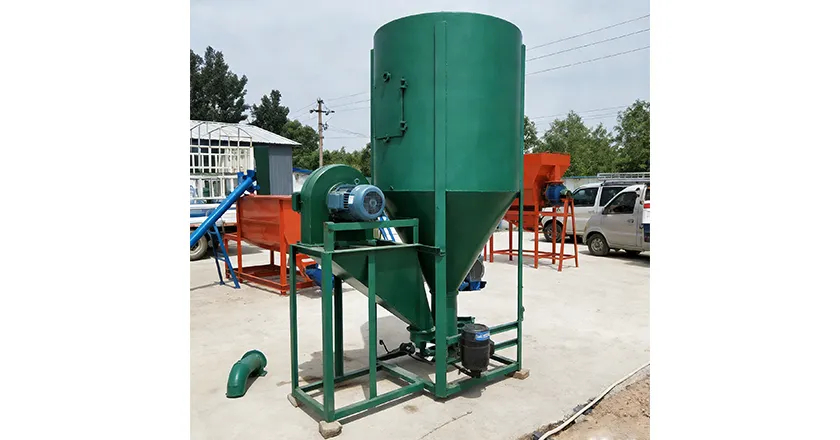 Automatic Feed Crushing and Mixing Unit for Poultry and Livestock Farms