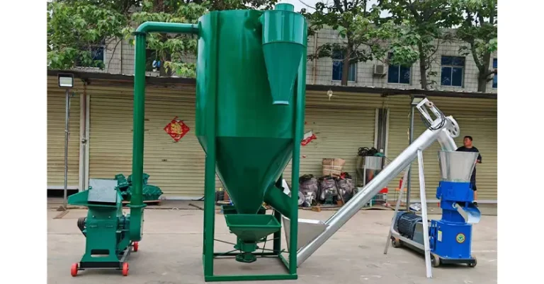 Automatic Feed Crushing and Mixing Unit for Poultry and Livestock Farms