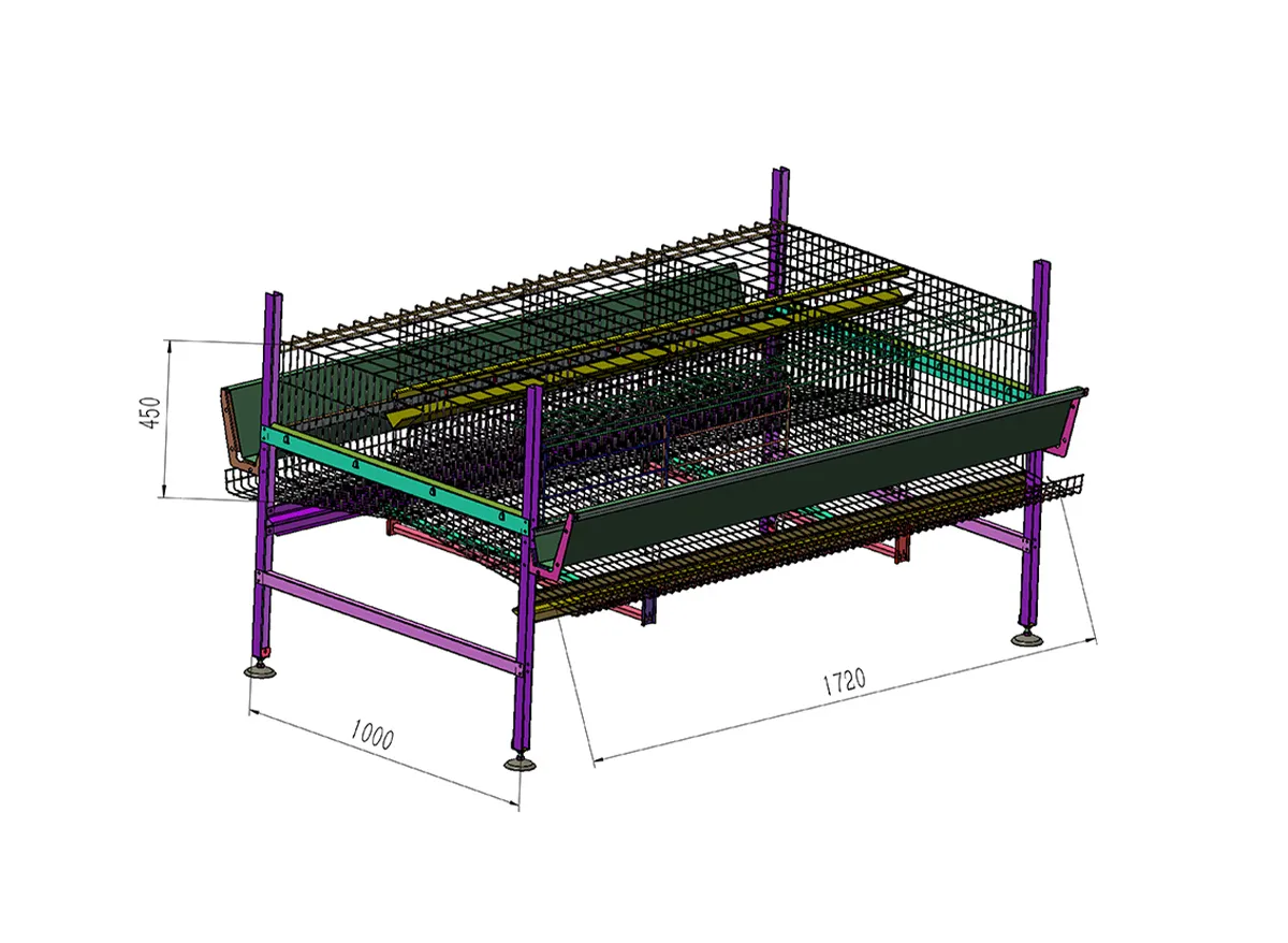 Automatic Breeder Cage System for Parent Stock Farming