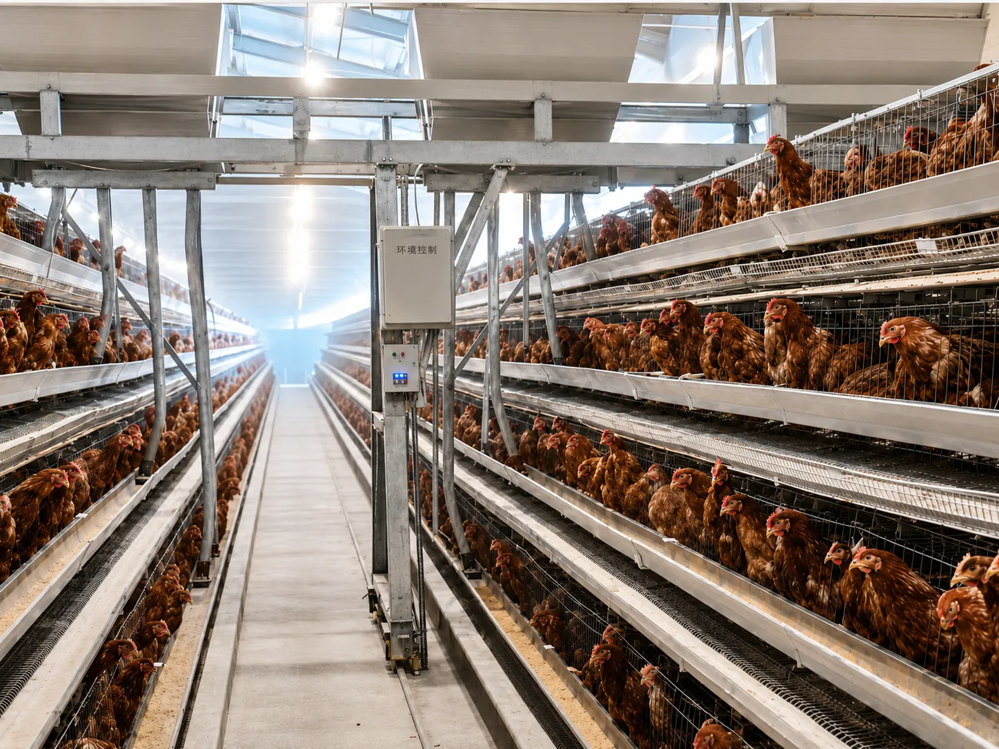 South Africa 40,000 Birds A-Type Automatic Layer Farming Project 1