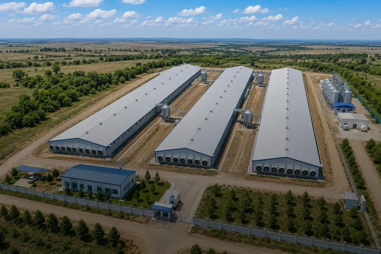 Uzbekistan 150,000 Laying Hens Battery Cage Poultry Farm Project