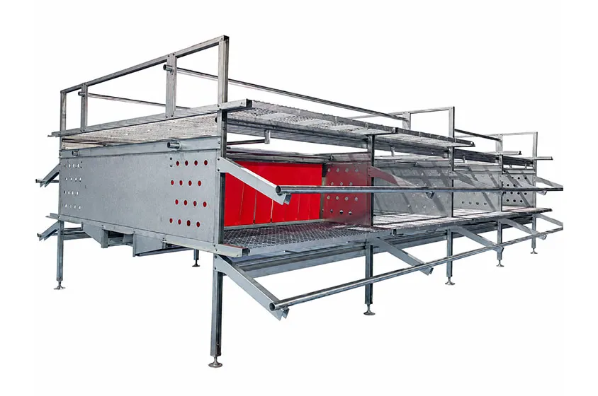 Automatic enriched cage side structure