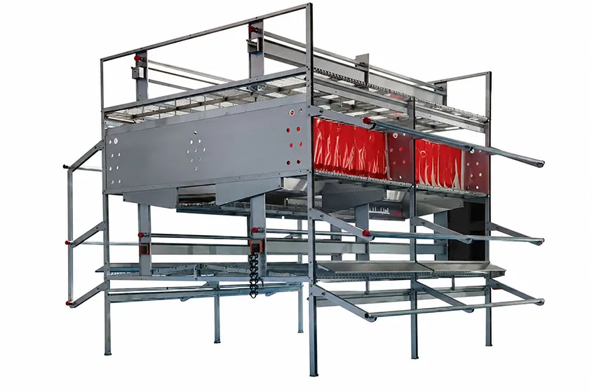Automatic enriched cage main view