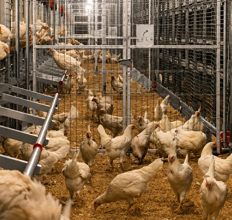 Dust bath area